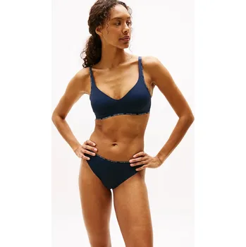 Dámská erotická podprsenka Dámská podprsenka Tommy Hilfiger UW0UW05212 XL Tm. modrá