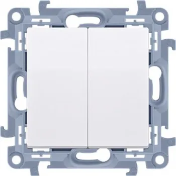 vypínač Vypínač Simon 10 č.6+6 (5B) bez piktogramu modul bílá