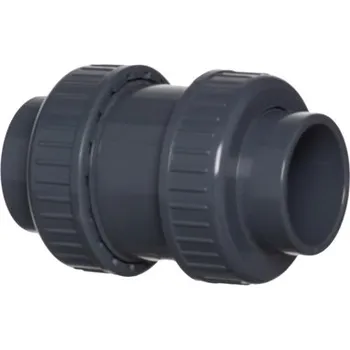 Zpětný ventil PVC-U, 2x lepený spoj, 50mm