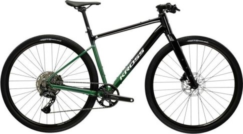Gravel Kross Esker FL 2025 černá/zelená - 20"/L