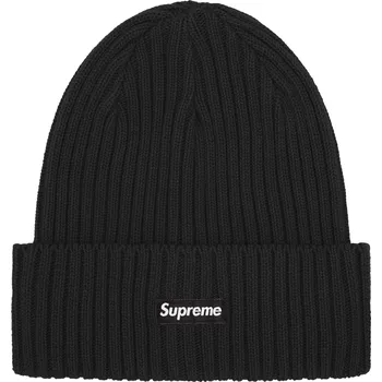 Čepice Supreme Overdyed Beanie / Black Barva: Černá, Velikost: OS