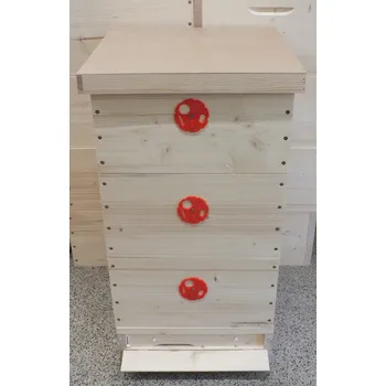Úl. sestava 39x24 celodřevěný G - (3 nástavky, Varroa dno, sol. víko)