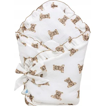 Zavinovačka Mušelínová zavinovačka s volánky Sweet Teddy