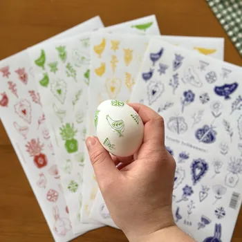 Velikonoční dekorace Velikonoční samolepky - 3+1 zdarma