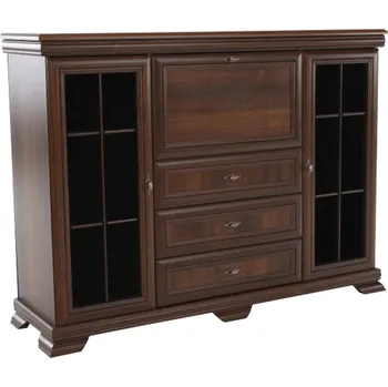 Obývací pokoj Vitrína s výklopnou barovou skříňkou, samoa king, KORA KK6