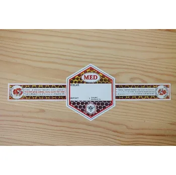 Samolepící etiketa na víčko - med ČSV