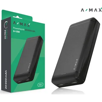 Powerbanka A-MAX 10 000 mAh, černá