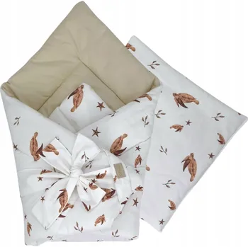 Zavinovačka Sada Zavinovačka pro miminko 2v1 plus polštář bavlna premium vzor Karetta