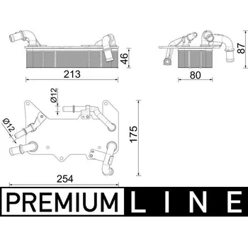 Chladič oleje, automatická převodovka MAHLE CLC 287 000P
