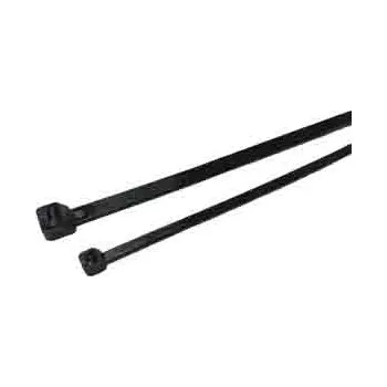 Stahovací páska Kabelová vázací páska Nedá se uvolnit 914mm 9 mm Černá Nylon 66 RS PRO