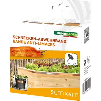 Odpuzovač zvířat Windhager Páska proti slimákům, 5 cm × 6 m, měď&nbsp;02415