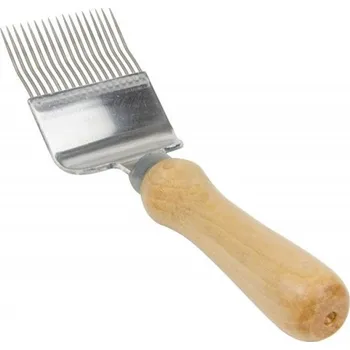 Vidlička na odvíčkování LOMENÁ - dřev. rukojeť - 17 jehel