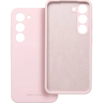 Zadní silikonový kryt ROAR case CLOUD SKIN pro Samsung Galaxy S24, světle růžová