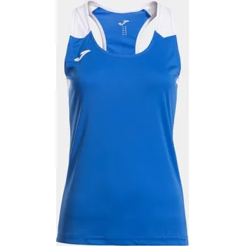 Dámské tričko Dámské/Dívčí sportovní tílko JOMA RECORD II TANK TOP ROYAL WHITE Velikost: L, Barva: ROYAL-WHITE