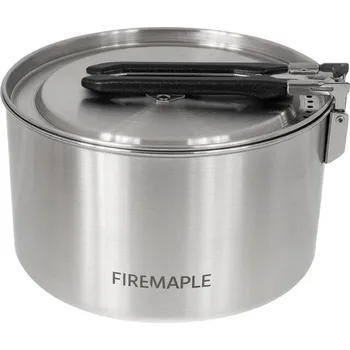 Kempingové nádobí FIRE-MAPLE Hrnec Fire-Maple Antarcti Pot 1.5 L ČERNÁ|ŠEDÁ
