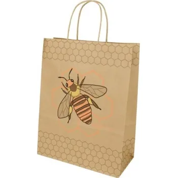 Dárková taška Taška papírová - velká - 24x31 cm - včela