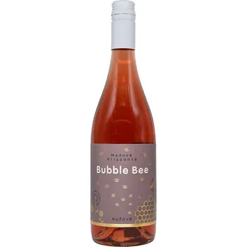 Medovina Medové frizzante bubble bee - růžové 0,75 l