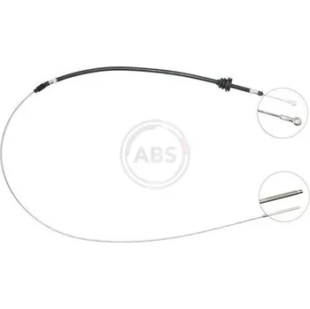 Lanko parkovací brzdy Tažné lanko, parkovací brzda A.B.S. K12331