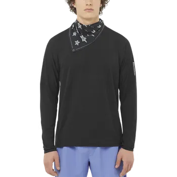 Triko s dlouhým rukávem Salomon SENSE AERO LS TEE GFX M lc2694-0 Velikost L