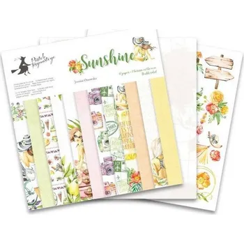 P13 sada oboustranně potištěných papírů 12x12" - Sunshine