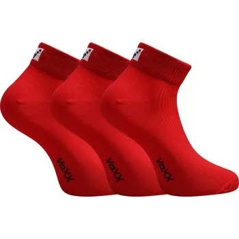Dámská móda 3PACK ponožky VoXX červené (Setra) S Možnost vrácení zboží ZDARMA do 120 dnů!