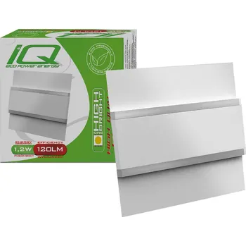 SCHODIŠŤOVÉ SVÍTIDLO KEIRO LED 230V BÍLÉ TEPLÁ BÍLÁ IQEPE