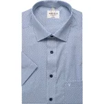 Marvelis Modern Fit pánská společenská košile s krátkým rukávem 7224 12 11 Modrá 47