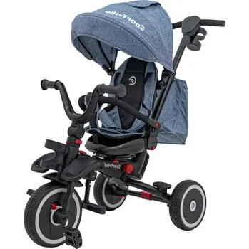 Dětská tříkolka Mamido Dětská tříkolka RIDER se stříškou modrá