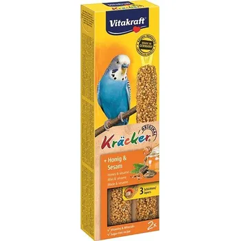 Krmivo pro ptáka Vitakraft Kracker andulka med+sezam 2 × 2 ks