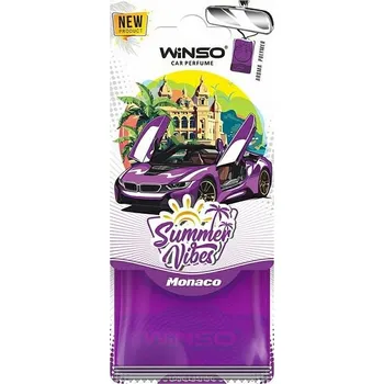 Vůně do auta Vůně do auta Závěska Lístek Emoji WINSO Summer Vibes Monako
