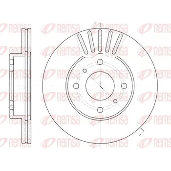 Brzdový kotouč Brzdový kotouč REMSA 6179.10
