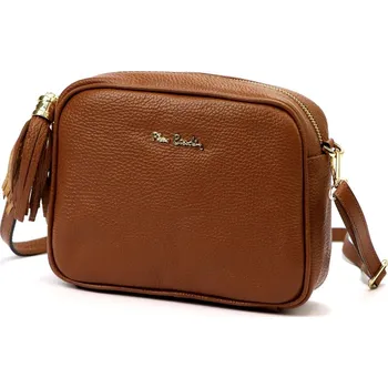 Kabelka Kožená kabelka Pierre Cardin hnědá KZ2242888