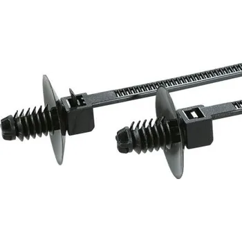 Stahovací páska Kabelová vázací páska Uvolnitelné 150-55610 T18RDP5-PA66-BK 110mm 2,5 mm Černá Polyamid 6.6 (PA66) HellermannTyton