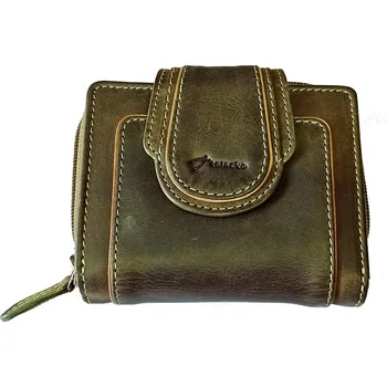 Deštník Talacko 1983/20 dámská kožená peněženka hnědozelená