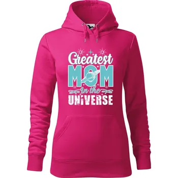 Pánská mikina Dámská mikina Greatest mom Velikost (žena): M, Vyberte barvu: Purpurová