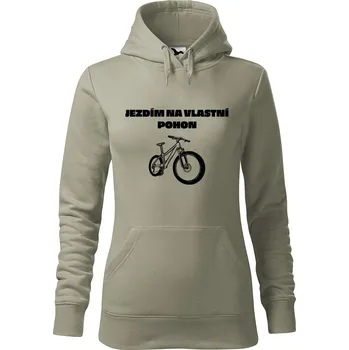 Pánská mikina Dámská mikina Vlastní pohon Velikost (žena): M, Vyberte barvu: Světlá khaki