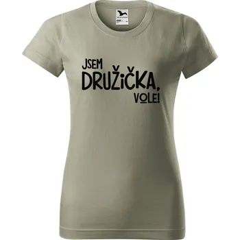 Dámské tričko Dámské tričko Jsem družička, vole Barva trička: Světlá khaki - 28, Velikost: 2XL