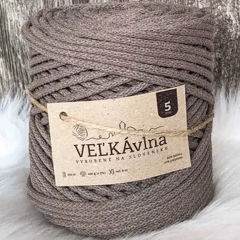 Příze Velká vlna Špagát 5mm Vápenec (Špagátová příze 5mm Vápenec)