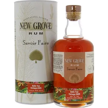 Rum New Grove Savoir Faire Belle Vue Vintage 2005 15yo 45% 0,7l (tuba)
