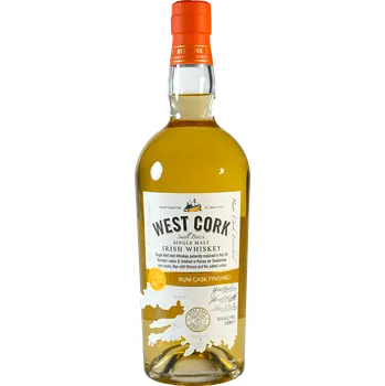 Whisky West Cork Rum Cask Finished 43% 0,7l (holá láhev)
