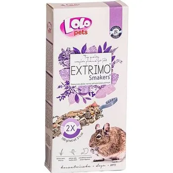 Krmivo pro hlodavce LOLO EXTRIMO SMAKERS tyčinky pro osmáky 2ks/100 g