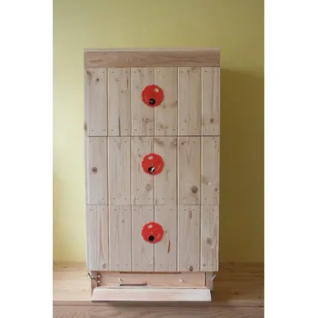 Úl. sestava F - 39x24 - 2 cm (3x nástavek, Varroa dno, pal. víko + 33 rámků N)