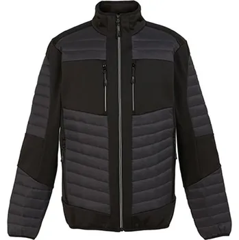 Regatta Unisex hybridní bunda TRA563 Ash (Heather)-Black S