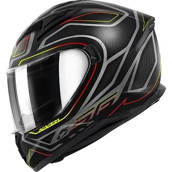 Helma na motorku Integrální přilba Kappa GRAPHIC NEON KV56 černočervená Velikost: M