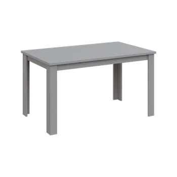 Jídelní stůl CLJS 140 jídelní stůl, dřevěná podnož, deska 18 mm, 1385x800 mm, šedá