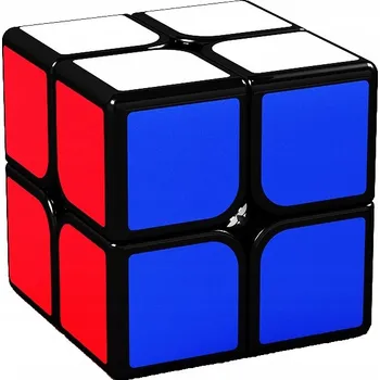 Hlavolam SADA ORIGINÁLNÍ MAGNETICKÉ KOSTKY 2x2x2, RYCHLOSTNÍ KOSTKA 2x2 SPEED CUBE ČERNÁ 2M
