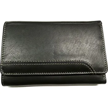 Deštník KROL 7087 N dámská kožená peněženka černá