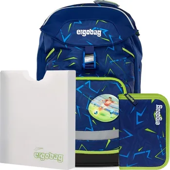 Školní batoh Ergobag Školní batoh prime Fotbal, SET batoh+penál+desky
