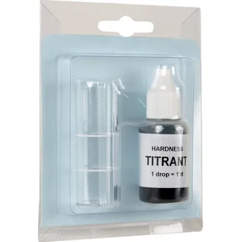 Kapalný tester tvrdosti vody titrační metodou Množství: 1x 15 ml