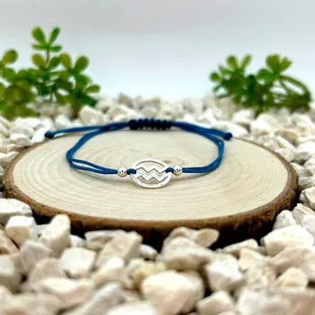 Náramek Certom Provázkový náramek s motivem vodnáře pro štěstí a ochranu 0002